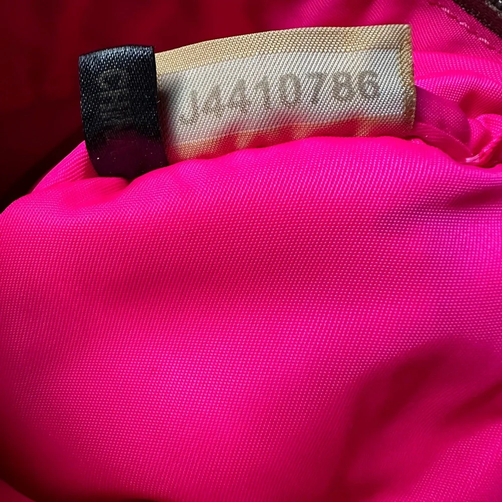 Dooney & Bourke Nylon North South Triple Zip Crossbody in Fuchsia